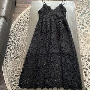 Astr Black lace dress